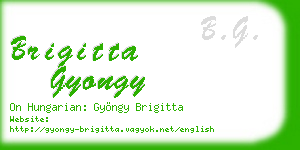 brigitta gyongy business card